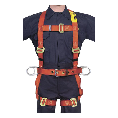 Arnés de Cuerpo Completo / Parada de Caídas y Posicionamiento / Unitalla / 1.5 kg / 3 Anillos D / Normativa ANSI-OSHA-ISO-NMX
