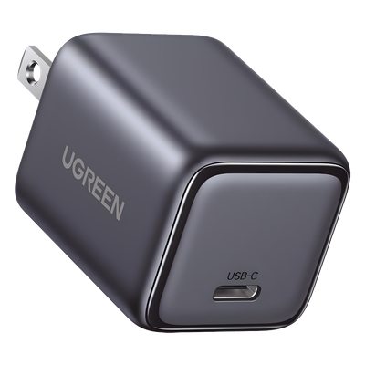 Cargador de Pared / 30W / 1 Puerto USB-C / PD3.0 / QC3.0 / PPS / GaN II / Compacto