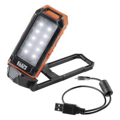 Lámpara LED de Trabajo / 460 Lúmenes / Autonomía 9 h / Recargable USB / Magnética / IP54