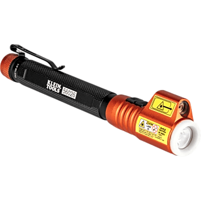Minilinterna LED de Inspección / 70 Lúmenes / Láser Rojo Clase 3R / Aluminio Resistente a Caídas 3 m (9.8 ft) / Operación -30 °C a 60 °C / 2 Baterías AAA
