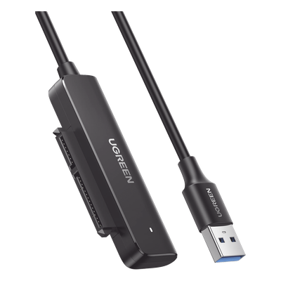 Adaptador SATA a USB / USB 3.0 / SATA III 6 Gbps / HDD y SSD 2.5″ hasta 6 TB / UASP / 50 cm (19.7 in)