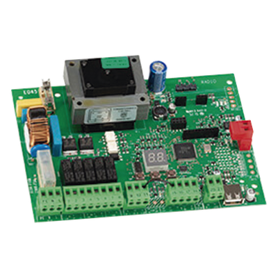 Tarjeta Electrónica / Control de Puertas Automáticas / Compatible Sistemas FAAC / Diseño Compacto / LED Diagnóstico