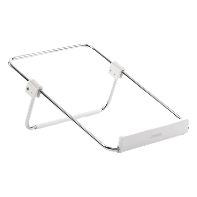Soporte para Laptop / Plegable / Ajustable 87-132 mm / 11»-16» / Carga 20 kg / 110g / Acero y Silicona / Plata
