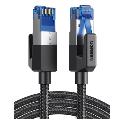 Cable Ethernet Cat8 / F/FTP / 40 Gbps / 2000 MHz / 2 m (6.56 ft) / Nylon Trenzado