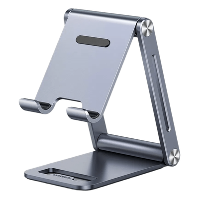Soporte para Teléfono Celular / Aluminio / Ajustable / Plegable / 4.7» a 7.9» / Antideslizante