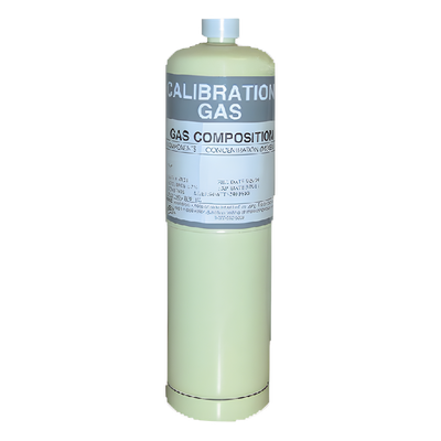 Cilindro de Calibración de Gas / Metano CH4 / 105 L / Mezcla 50% Aire / 2.5% LEL / Compatible Series 6 y 12