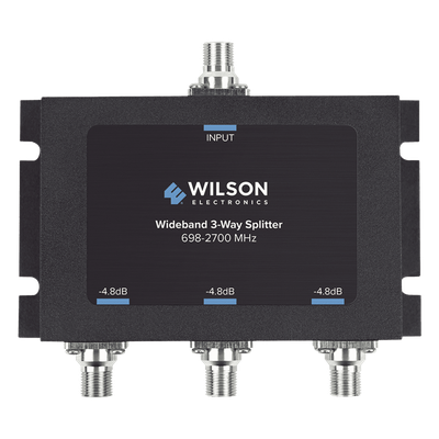 Divisor de Potencia RF / 3 Vías / 75 Ohm / 698-2700 MHz / 4.8 dB Pérdida / Conectores F Hembra