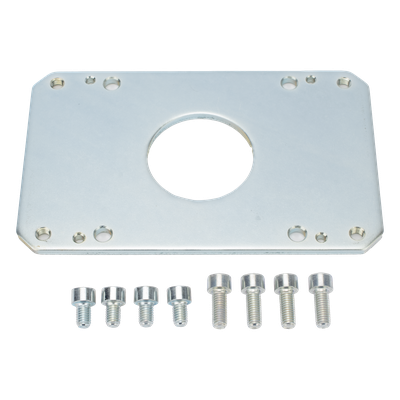 Placa intermedia para brazo de barrera / Acero inoxidable / Compatible GT4-GX4 / Resistente a corrosión