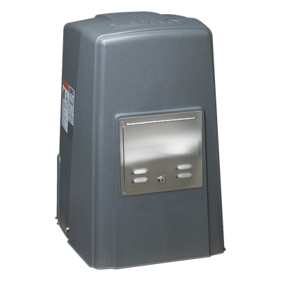Operador de Puerta Corrediza / 450 kg / 12 m (39.4 ft) / Motor 1/2 HP / Baterías de Respaldo 7.2 Ah / Uso Continuo