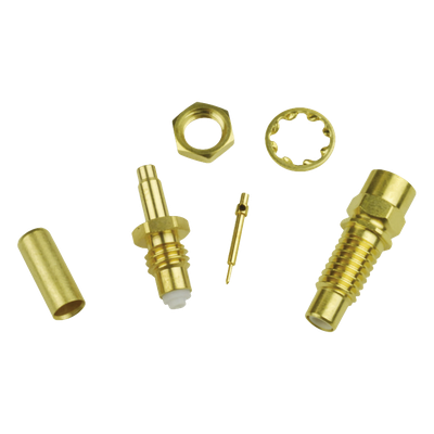 Conector Jack SMC / Anillo Plegable / Cable RG-316 / Montaje en Chasis