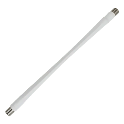 Jumper Coaxial / 25.4 cm (10 pulgadas) / Conectores F Hembra / 75 Ohm / Diseño Plano / Color Blanco