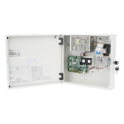 Controlador de Acceso IP / 4 Puertas / Gestión 100% en la Nube / 50,000 Tarjetas / Anti-Passback / Batería de Respaldo / Compatible Wiegand