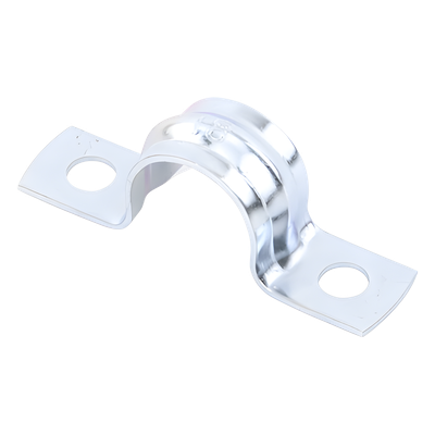 Abrazadera Omega / Conduit 3/8″ (9.52 mm) / Acero 0.9-1.2 mm / Carga 30 kg / Cincado 5 Micras