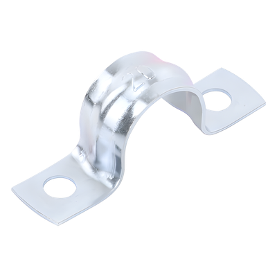 Abrazadera Omega / Conduit 1/2″ (12.7 mm) / Acero 0.9-1.2 mm / Carga 30 kg / Acabado Cincado 5 micras