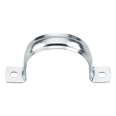 Abrazadera Omega / Conduit 2″ (63 mm) / Acero 0.9-1.2 mm / Carga 30 kg / Acabado Cincado 5 micras