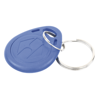 Llavero de proximidad / 125KHz EM / Formato Wiegand 26 bits / PVC azul / 35x3x6 mm (1.38×0.12×0.24 in)