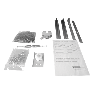 Kit de Riel tipo T / 3 m (9.8 ft) / Compatible con Motores ACCESSFORCE y FS1000APPRT / Sistema Modular / 6 m de Cadena