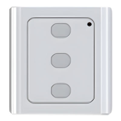 Control Remoto Inalámbrico RF de Pared / 433 MHz / 3V / Alcance 30 m (100 ft) / Código Rodante