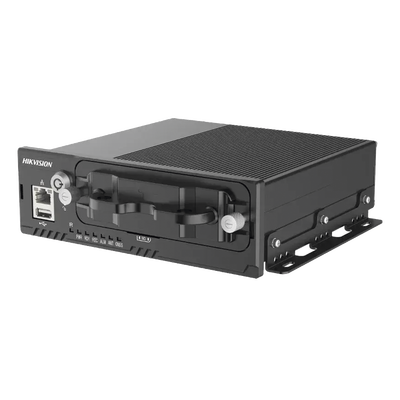 DVR Móvil / 2 Megapixel / 8 Canales (4 TURBO + 4 IP PoE) / GPS / Sensor G / Alarmas I/O / 9-36 VCC