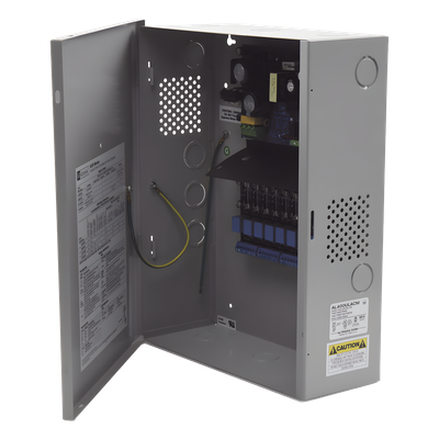 Fuente de Poder con Respaldo / 12 o 24 Vcc / 4 A / 48 W / 8 Salidas NO/NC Programables / 115 Vca / 10 A Total / 3.28 x 2.46 ft