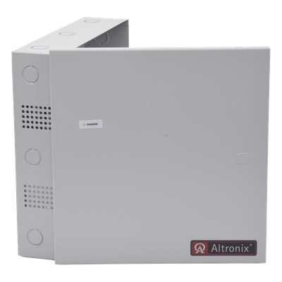 Fuente de Alimentación Controlada / 8 Salidas 12/24 Vcc / 6 A Continuos / Protección PTC Clase 2 / Cargador de Batería Integrado / 115 Vca Entrada