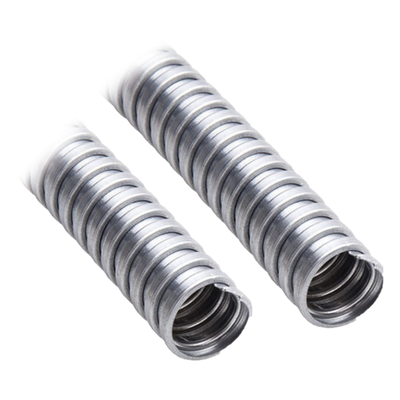 Tubo Flexible Eléctrico / 3/4″ (19 mm) / Acero Galvanizado / Rollo 50 m / 12.91 kg / NEMA FB-1 / UL 514 B