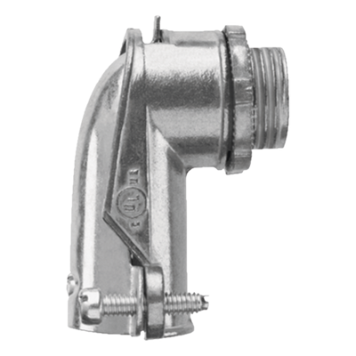 Conector Curvo para Tubo Flexible / 3/8″ (10 mm) / Diámetro 30 mm / Largo 46 mm / Acabado Resistente a Corrosión