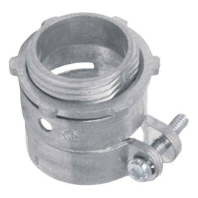 Conector Recto para Tubo Flexible / 3/4″ (19 mm) / Diámetro 32 mm / Longitud 36 mm / Acabado Bruñido Brillante / NEMA FB-1 / UL 514B