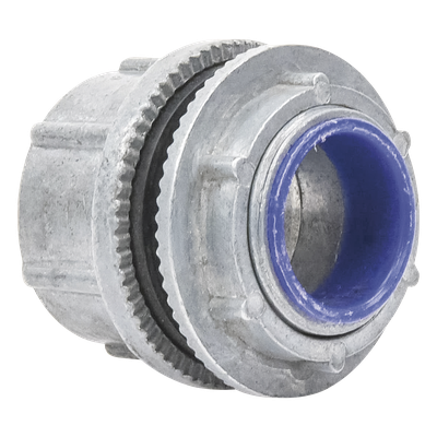Conector Hub / Conduit Pared Gruesa 25 mm (1″) / Hermeticidad NEMA 4/IP66 / Estriado para Continuidad de Tierra / 49.5 mm x 45 mm