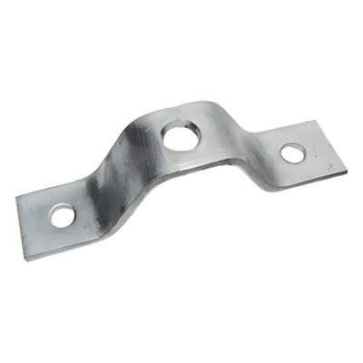 Soporte Clip U para Barra Roscada / 3/8″ (9.5 mm) / Carga 500 kg / Acero Galvanizado / Ajuste de Altura