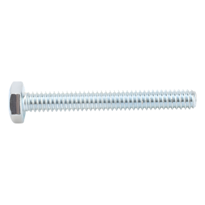 Tornillo Máquina / Grado 2 / 1/4″ (6.4 mm) / 2″ (50 mm) / Rosca Parcial / Galvanizado Electrolítico