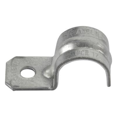 Abrazadera Tipo Uña / 1/2′ (13 mm) / Acero Pregalvanizado Calibre 18 / Tubo Conduit Pared Delgada