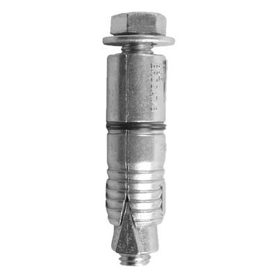 Taquete Expansor Tipo Z / 3/8″ x 2″ / Carga Tensión 260 kg / Carga Cortante 430 kg / Zamac Resistente a Corrosión / Expansión Bidireccional