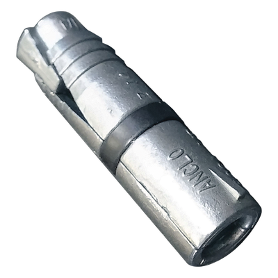 Taquete Expansor Tipo Z / 1/2″ x 2 1/2″ (64 mm) / Carga Tensión 400 kg / Carga Cortante 920 kg / Broca 7/8″ (22 mm) / Zamac Resistente a Corrosión