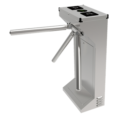 Torniquete Industrial Motorizado / Acero Inoxidable 304 / Bidireccional / Brazo Abatible / 550 mm Ancho de Paso / 18.9 x 11.0 x 37.4 in