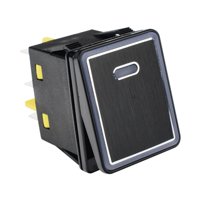 Interruptor Industrial con LED / IP65 / Aluminio / NO-COM-NC / -40°C a 125°C (-40°F a 257°F) / 30A 24VDC