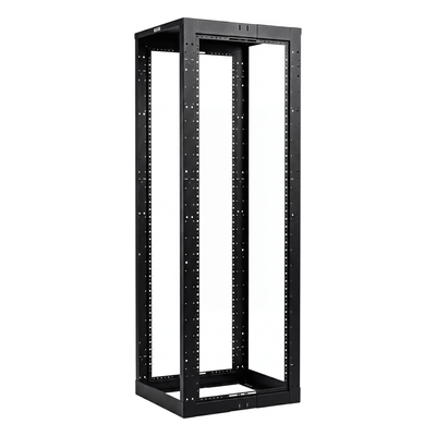 Rack de Cuatro Postes / 19 Pulgadas / Profundidad Ajustable 23 a 42 Pulgadas / 45 Unidades de Rack / Capacidad 907.2 kg (2000 lbs) / Acero Soldado