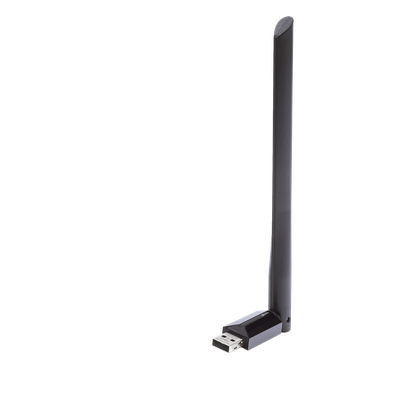 Adaptador USB Wi-Fi / Dual Band AC600 / 200 Mbps 2.4 GHz + 433 Mbps 5 GHz / Antena 5 dBi / USB 2.0