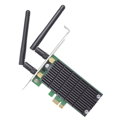 Adaptador PCI Express Wi-Fi / Doble Banda AC1200 / 2.4 y 5 GHz / 2×2 MU-MIMO / Antenas Desmontables 2 dBi / Perfil Bajo y Completo
