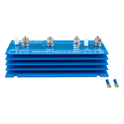 Aislador de Baterías / 200 A / 3 Bancos Independientes / Caída de Tensión <0.1 V / 12/24 V Auto / Terminales M8
