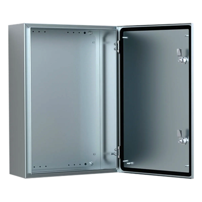 Gabinete de Acero Inoxidable / IP66 / 600x400x210 mm (23.6×15.7×8.3 in) / 2 Cerraduras / Placa Montaje 2 mm