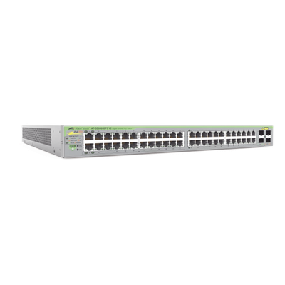 Switch webSmart Gigabit PoE+ / 48 Puertos / 24 Puertos PoE+ 30W / 4 Puertos SFP