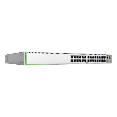 Switch Stack L3 / 24 puertos 10/100/1000-T / 4 SFP+ 10G / Rack 19″ (0.48 m)