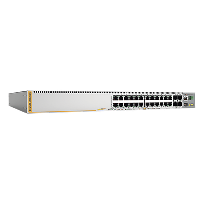 Switch PoE+ Stackeable Capa 3 / 20 puertos Gigabit + 4 Multi-Gigabit hasta 5G + 4 SFP+ 10G / 740W PoE+ / 160 Gbps / 119 Mpps