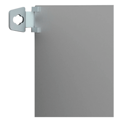 Soporte de Montaje en Pared / Acero Zincado 3 mm / 36x76x21 mm (1.42×2.99×0.83 in) / 4 Unidades / Protección IP / Posicionamiento Dual