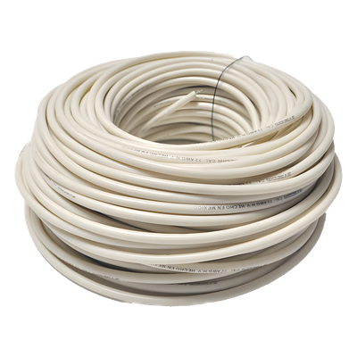 Cable para Cercas Electrificadas / Doble Aislado / Bobina 50 m (164 ft) / Calibre 22 AWG / Anti-UV / Multifilar / -10°C a 60°C