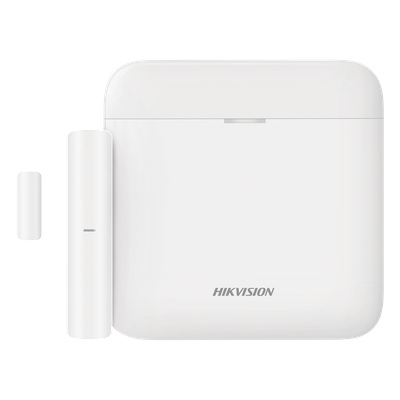Kit de Alarma Inalámbrica / 48 Zonas / Wi-Fi 2.4 GHz / Comunicación 433 MHz / Batería de Respaldo 12 h / Contacto Magnético Incluido
