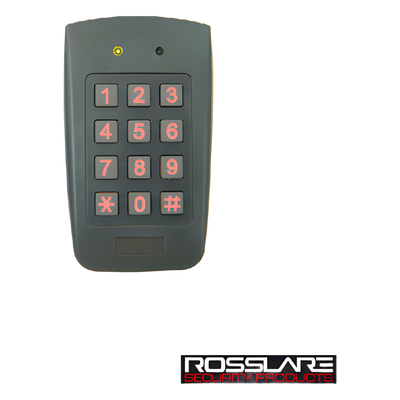 Lectora de Proximidad con Teclado / Salida Wiegand 26 Bits / Uso Exterior / Alcance 10 cm / LED Bicolor / 12 VCC