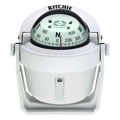 Brújula Marítima / Dial 2″ (51 mm) / Lectura Directa / Iluminación Nocturna Verde / Bracket Ajustable / Compuesto Alta Temperatura / 100% Reparable