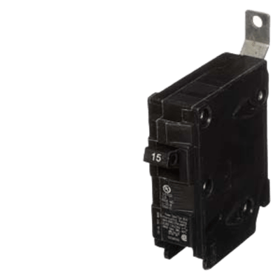 Interruptor Automático / 1 Polo / 15 A / 120 V AC / Capacidad de Interrupción 10 kA / Protección Termomagnética / Diseño Atornillable